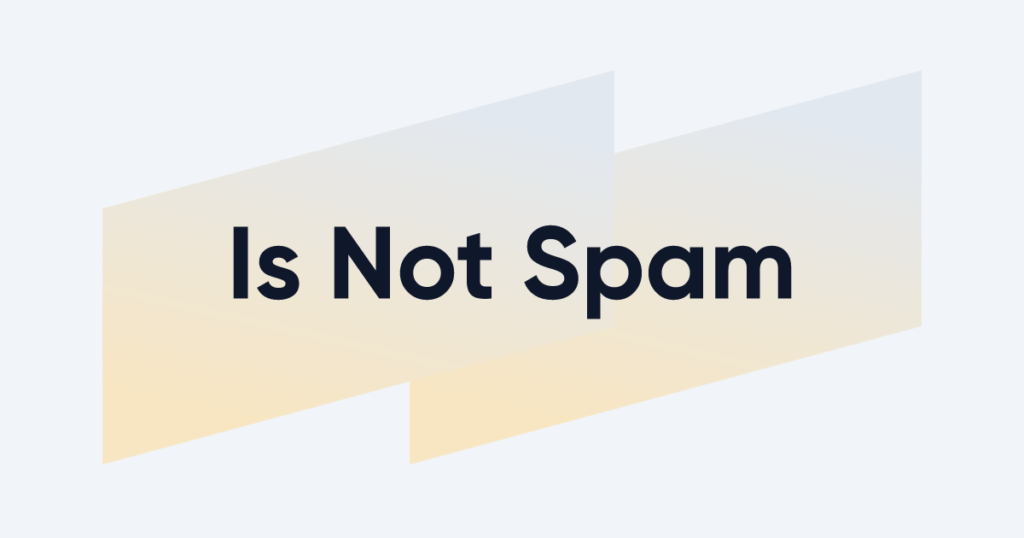Is not spam
